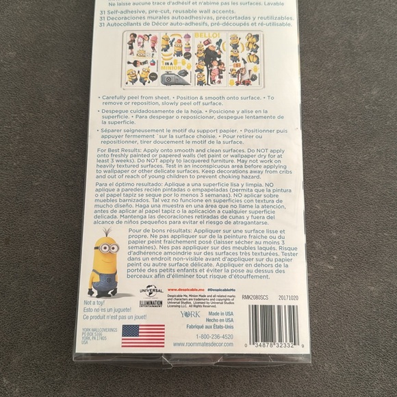 DESPICABLE ME Peel & Stick Wall Decals - Picture 5 of 6